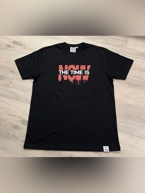 Next Level "The Time Is Now" Graphic Tee - Unisex Large